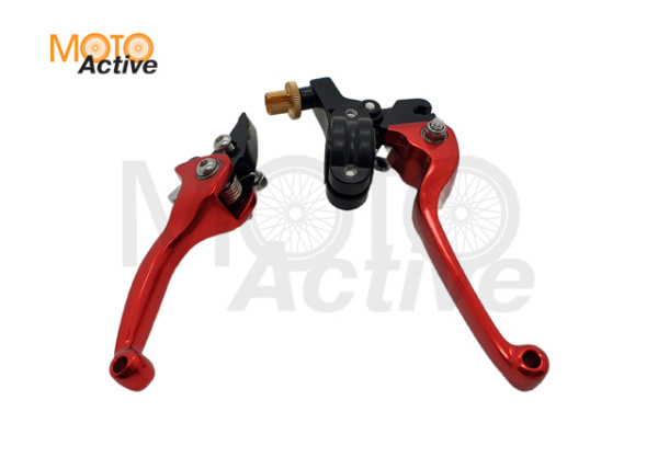 Рычаг сцепл. тормоза складные ASV красные (WW0429)