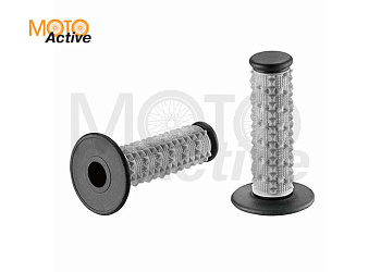 Грипсы руля ACCEL RGP-A160M чёрный/серый