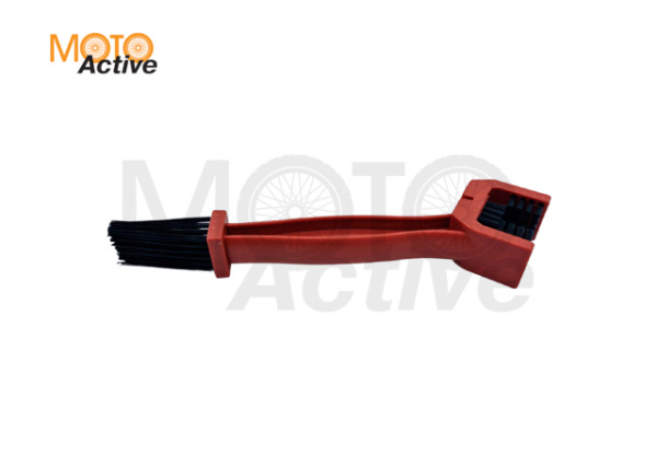 Щётка для чистки цепи и звезд мотоцикла (красный) "BEEZMOTO"