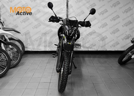 Мотоцикл REGULMOTO TE (Tour Enduro) PR, 6 скоростей (черный/зеленый)