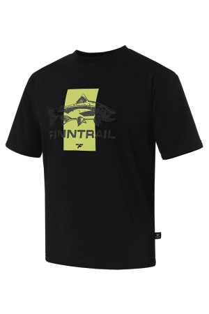 Футболка FINNTRAIL Fish 6718 BlackYellow