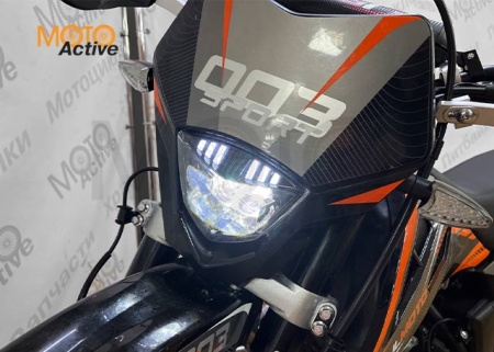 Мотоцикл REGULMOTO Sport-003 PR (балансир, с ПТС))  оранжевый-черный