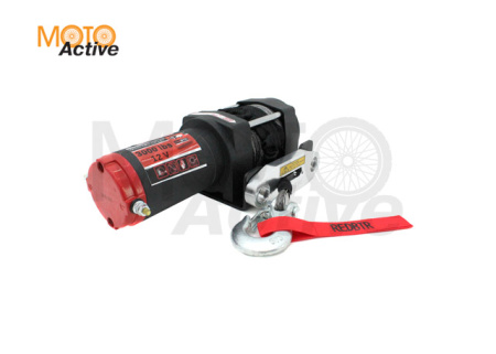 Лебедка "TR" серия "QUATTRO CRAZY" 3,0S 12v, 1360 кг, 153:1, трос синтетика