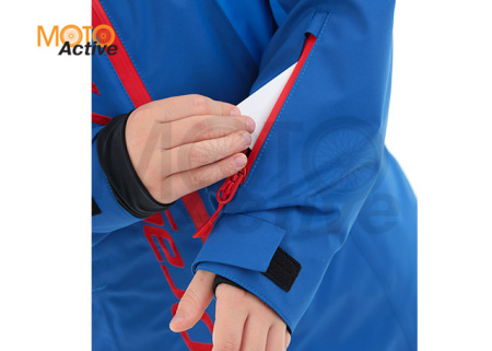 Зимний утепленный комбинезон DF Junior Gravity Blue-Red (128-134)