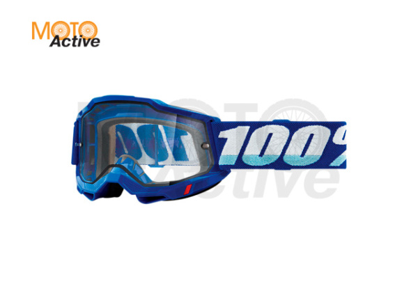 Очки 100% Accuri 2 Clear Dual Lens /  Enduro Goggle Blue