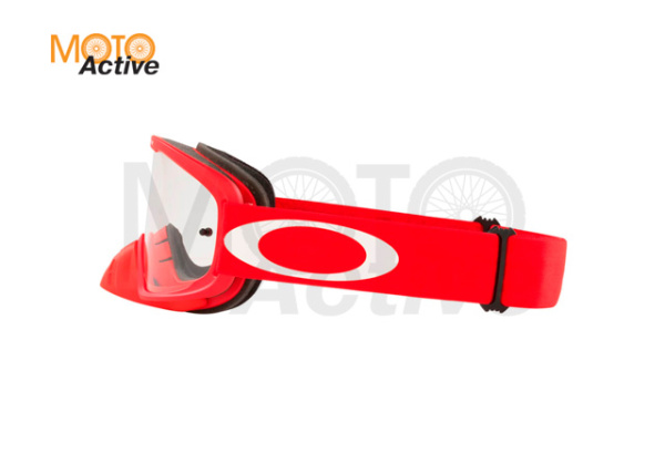 Очки для мотокросса OAKLEY O-Frame 2.0 PRO MX красные/прозрачная