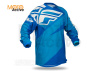 Футболка для мотокросса FLY RACING F-16 2014 синяя/голубая