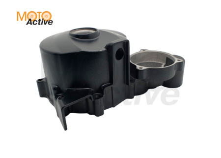 Крышка левого картера (генератора) Senke SK125, RM125, SK150-6, 150-20 (черная)