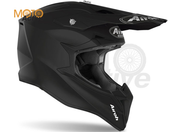 Детский кроссовый шлем Airoh Wraap Youth Black Matt