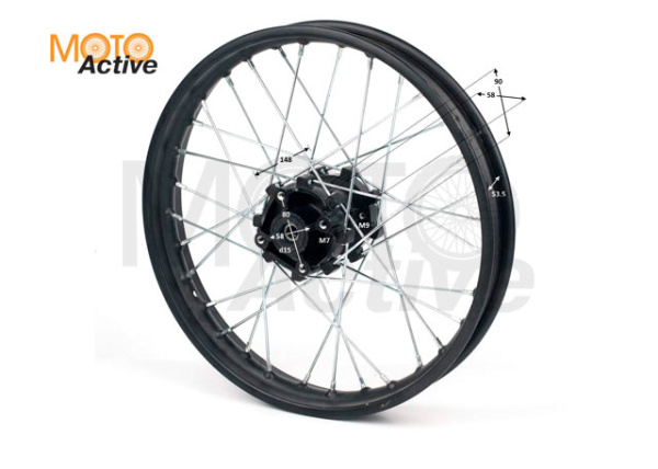 Обод задний 18" KAYO T2 кросс (с 2014 года) (2,15-R18 d=15) (4х79,5х58/4х90х58, диск/звезда)