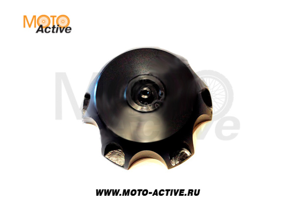 Крышка топливного бака алюминиевая d-48,5 мм SM-PARTS черная