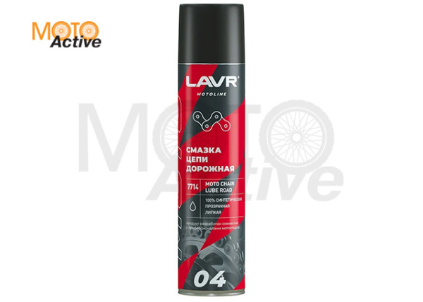 LAVR MOTO Смазка цепи Дорожная (400 мл.)