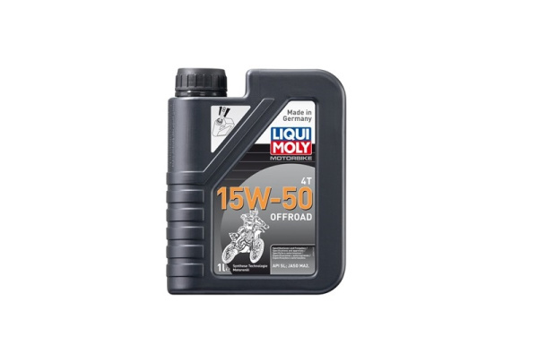 Синтетическое моторное масло для 4-тактных мотоциклов Motorbike 4T Offroad 15W-50 1л