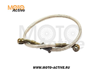 Шланг гидравлический тормозной (армированный) L= 500 d=10мм серый