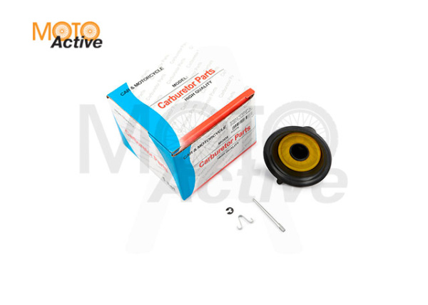 Мембрана карбюратора (с заслонкой) 4T 139QMB (Ø16mm, основная с выемкой)  "CK"