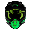 Шлем (кроссовый) JUST1 J38 MASK Hi-Vis, зеленый/серый/черный