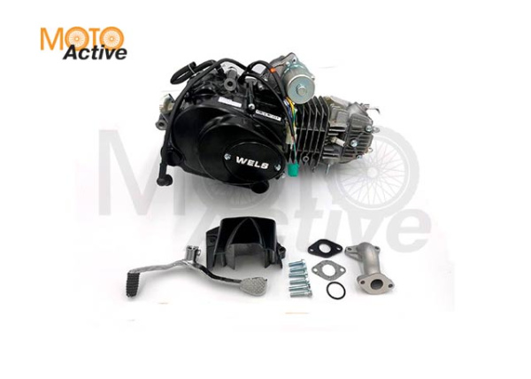 Двигатель в сборе Wels EVO125 (1 1, верхн.стартер)