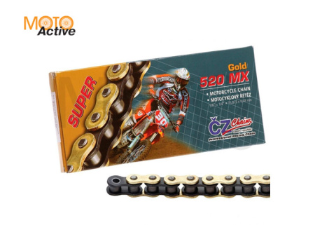 Цепь привода CZ Chains 520 MX Gold - 118