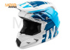 Шлем (кроссовый) FLY RACING TOXIN TRANSFER, синий/белый (2021)