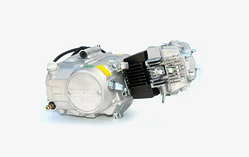 Двигатель 125см3 механика чугунный цилиндр TTR-125 (патр., крышка, карбюратор)