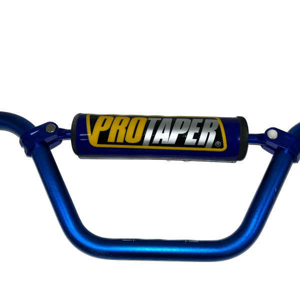 Руль PRO-TAPER алюминевый с перемычкой высокий синий