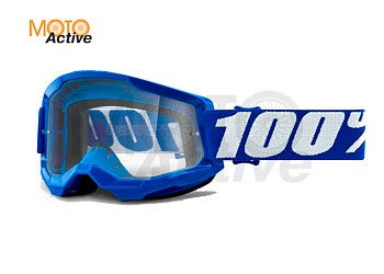 Очки 100% Strata 2 Goggle Blue / Clear Lens