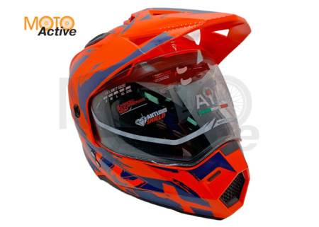 Шлем детский AiM JK802Y Orange/Blue