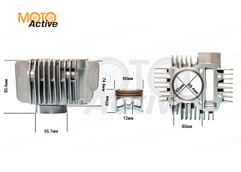 Цилиндро-поршневая группа 4T двиг. YX150 (W150-2) (60*53)