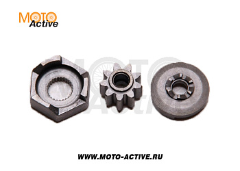 Привод кикстартера   храповик   звездочка (компл.) Suzuki AD-50 SCOOTER-M