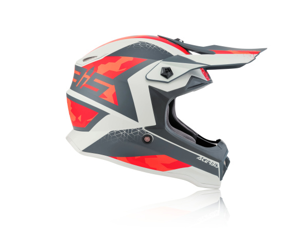 Шлем детский (кроссовый) Acerbis IMPACT STEEL JUNIOR Red/Grey