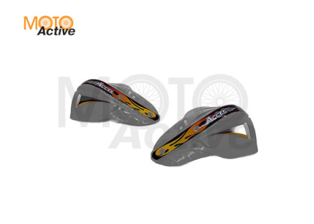 Защита рук с пластиковыми щитками ACCEL HGS-06 ACCEL 28.6 мм (серая)