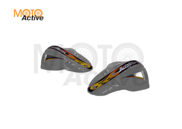 Защита рук с пластиковыми щитками ACCEL HGS-06 ACCEL 28.6 мм (серая)