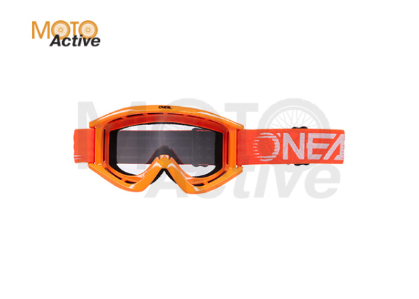 Маска кроссовая O'NEAL B-Zero V.22, оранжевый, прозрачные линзы