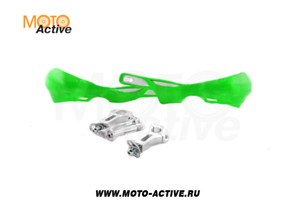 Защита рук (пара) HP03 зеленые армированные SM-PARTS