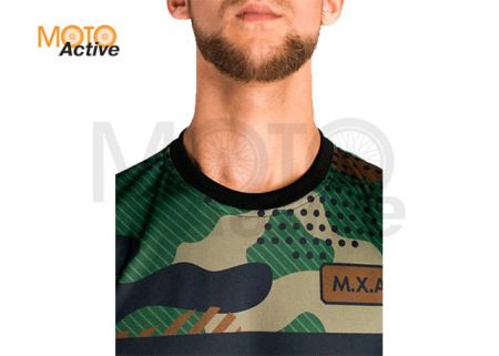 Джерси JUSTCAT СAMOUFLAGE GREEN
