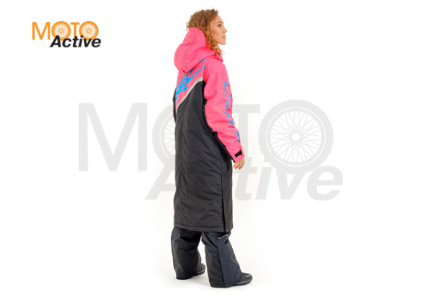 Плащ зимний Race Coat Woman Pink 2023