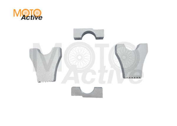 Крепление руля питбайк Ø28 мм, серые (стойки руля)