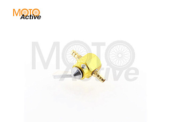 Кран топливный (стайлинговый) универсальный (желтый)