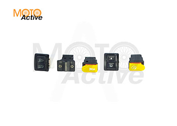 Комплект кнопок руля (набор) Honda DIO AF18, TACT AF16 "ZUNA"