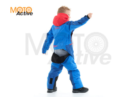 Зимний утепленный комбинезон DF Junior Gravity Blue-Red (128-134)