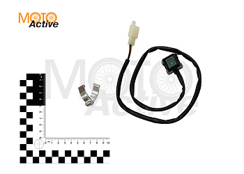 Кнопка включения двигателя (провод 450мм) квадратная BSE PH 125, 190S Z1