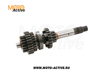 Вал КПП первичный в сборе двиг. ZS, ZY150 cm3