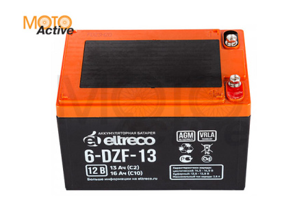 Тяговый аккумулятор ELTRECO 6-DZF-13 (6-DZF-12)(12V13A/H C3)