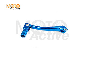 Педаль п/п складная HX-118 CNC синяя