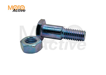 Болт М10x1,5 с гайкой крепления боковой подставки ZR, Sport, Senke, Alpha
