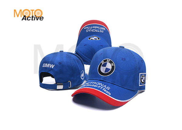 Бейсболка "BMW" (синяя, 100% хлопок)