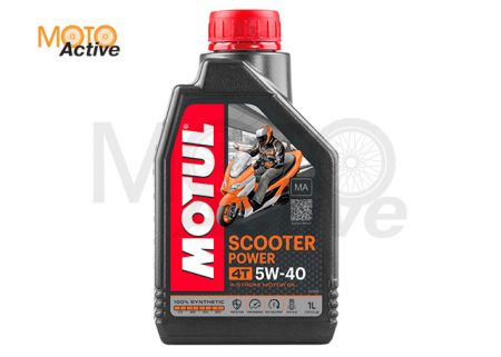 Моторное масло MOTUL Scooter Power 4T 5W40 – 1л.