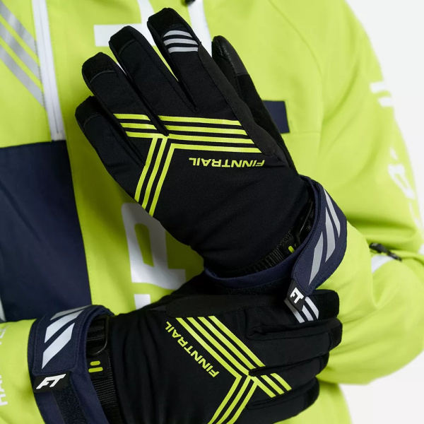 Перчатки FINNTRAIL WINTERSPORT 2750  GRAPHITEYELLOW