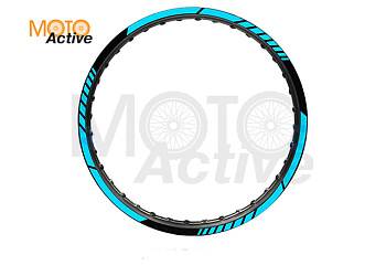 Обод переднего колеса питбайк 1,6x17 синий