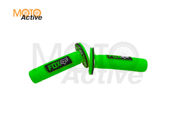 Ручки руля ZX-666 зеленые